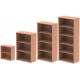 Rayleigh 400mm Deep Wooden Office Bookcase